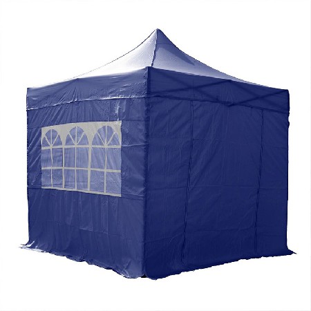 3 * 3 Blue Activity Advertising Tent Oxford Cloth Folding Four Corner Tent Outdoor Exhibition Stall Sunshade Tent