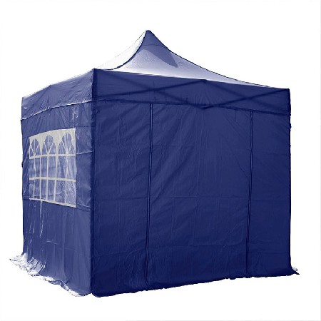 3 * 3 Blue Activity Advertising Tent Oxford Cloth Folding Four Corner Tent Outdoor Exhibition Stall Sunshade Tent