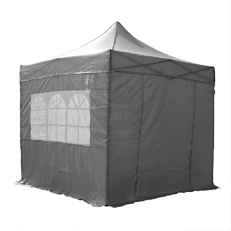 3 * 3 Outdoor Exhibition Tent Wholesale Grey Oxford Cloth Four Corner Tent Outdoor Activity Sunshade and Rainproof Tent