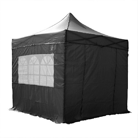 Outdoor multifunctional black exhibition tent room wholesale Oxford cloth four corner folding tent outdoor activity tent