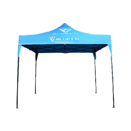 Outdoor advertising tent, logo printing customization, retractable sunshade folding tent, four legged rainproof stall tent